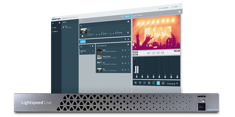 Telestream lightspeed live