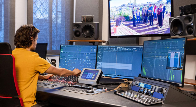 Blackmagic fairlight France tv