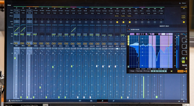 Blackmagic fairlight France tv2