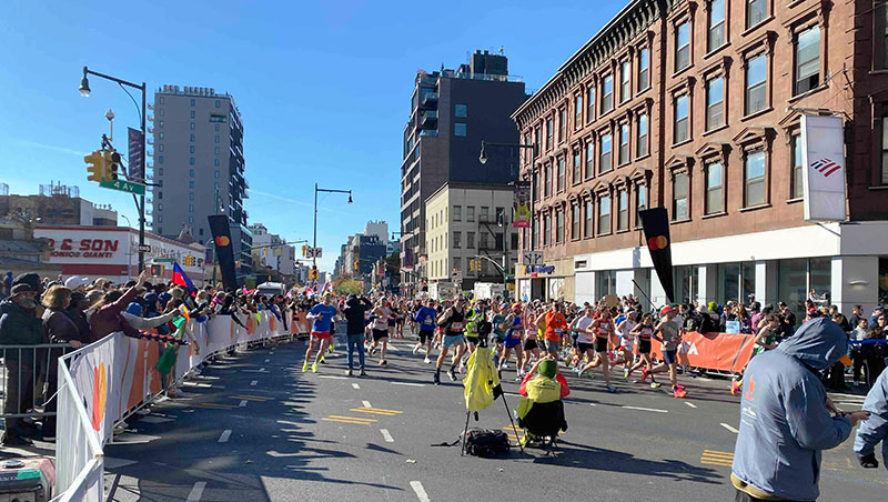 CP Comms NYC Marathon in Action