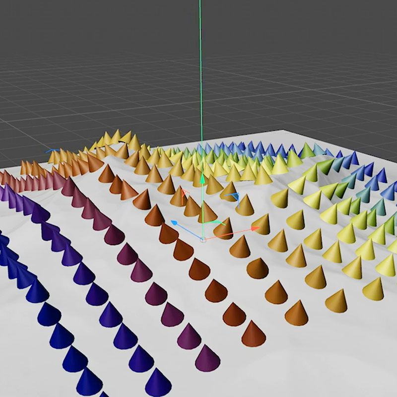 Maxon C4D Mograph Projected 2D