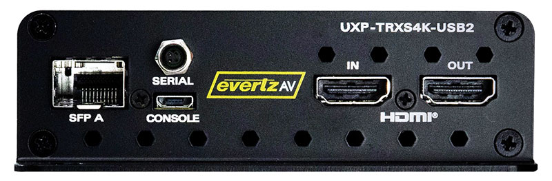 EvertzAV uxp trxs4k usb2 front