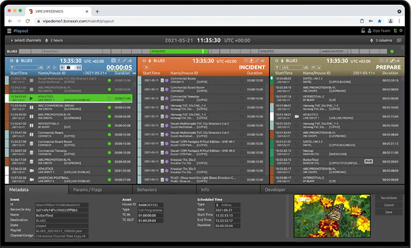BCNEXXT Vipe PLAYOUT CONTROL