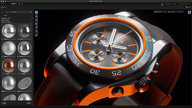 Maxon Digital Twins UI