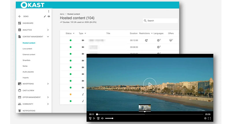 BCNEXXT OKAST player