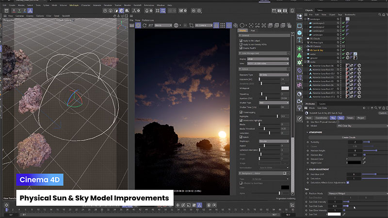 Maxon Cinema4D PhysicalSunSky Still0
