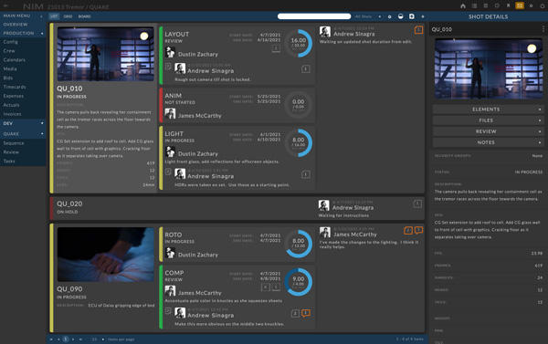 Nim5 financials payroll ui