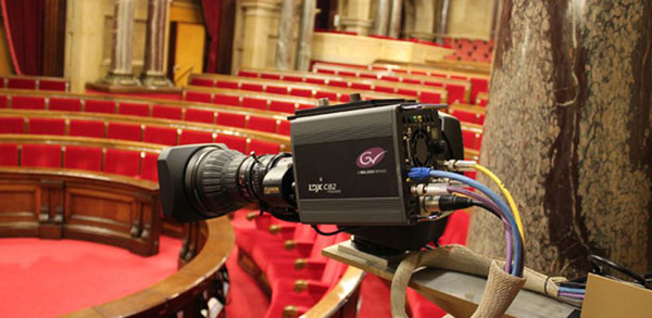 AJA grass valley camera