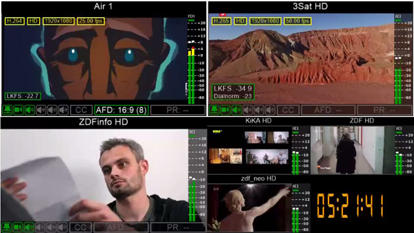Cinegy Multiviewer interface2