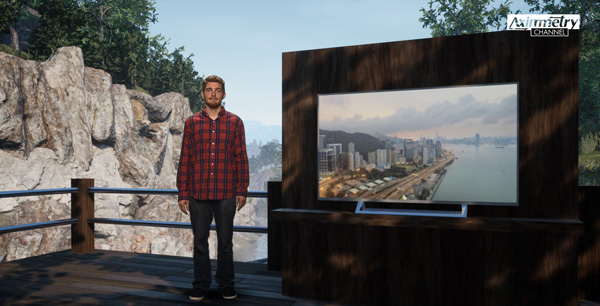 AximmetryDE Waterfall