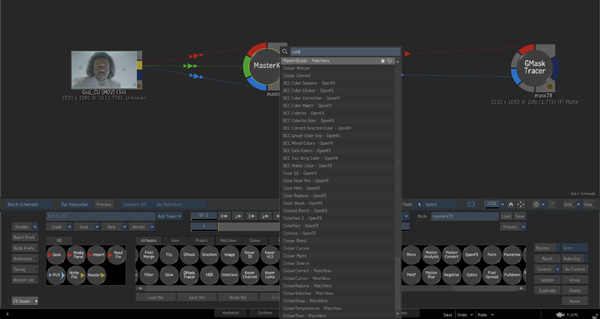 Autodesk flame search colour