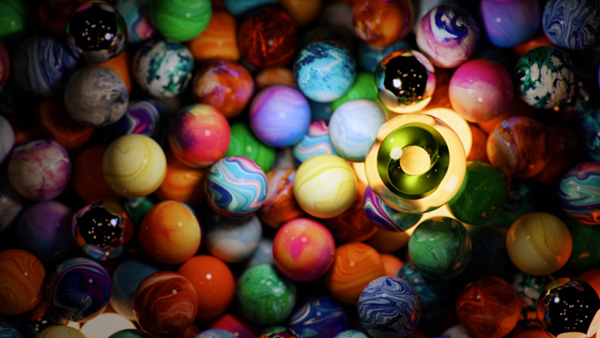 NVIDIA omniverse marbles