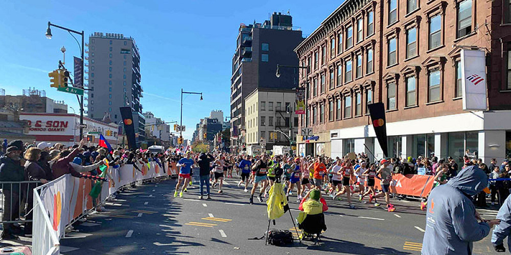 CP Comms NYC Marathon in Action