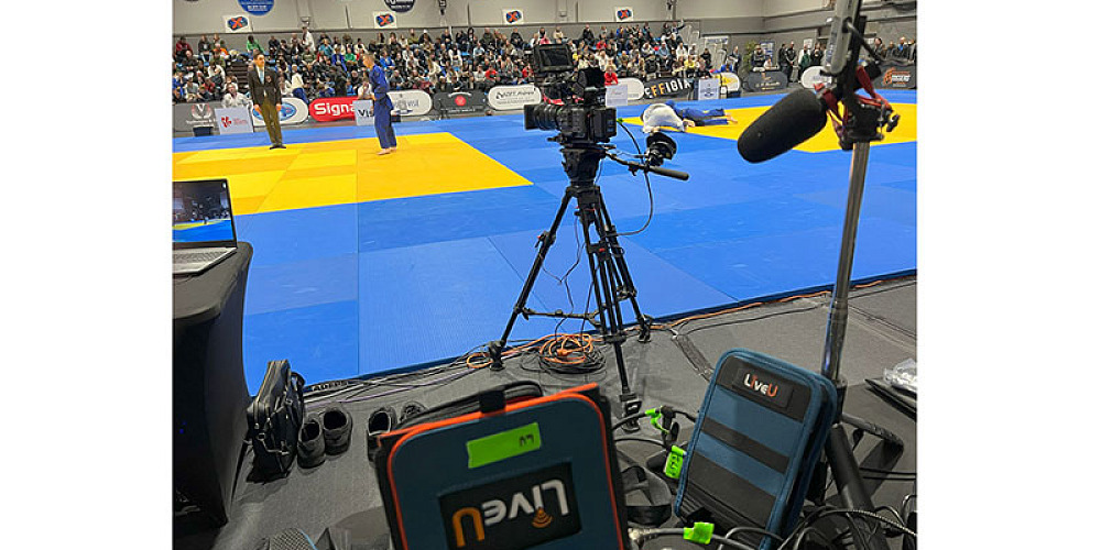 LiveU orange 5g Belgian judo