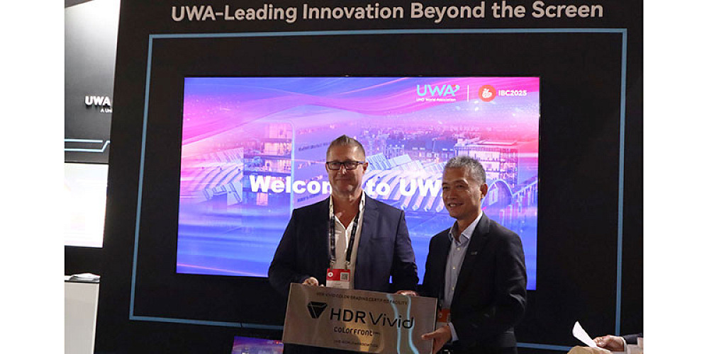 Colorfront Transkoder Achieves HDR Vivid Colour-Grading Award for Mastering Colorfront Jozsef Hatfaludi receives HDR Vivid Award1