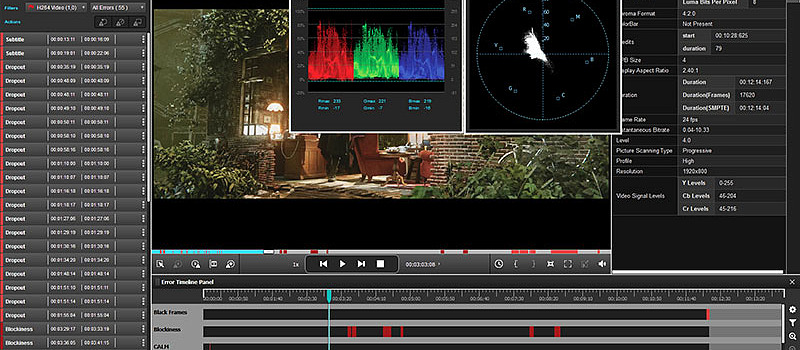 Interra ORION Records Streams for Integrated Analysis in BATON Media Player Interra Baton Media player